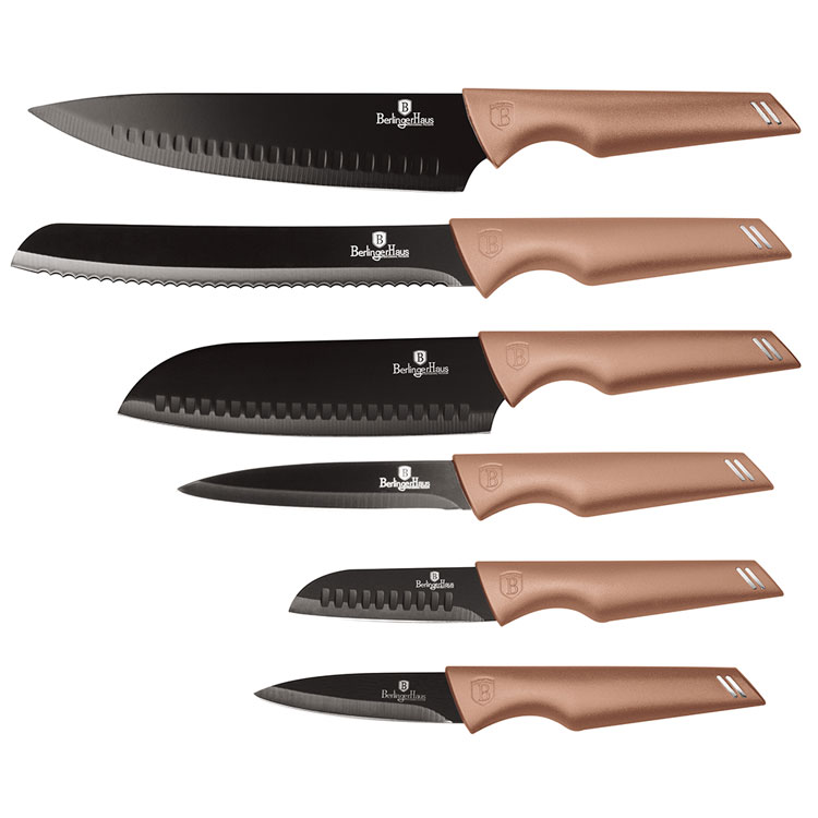 BERLINGER HAUS 6PCS ROSE GOLD KNIFE SET BH 2592 HSDS Online