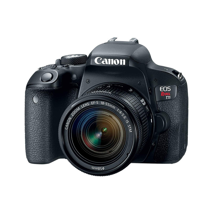 Canon EOS Rebel T7i DSLR Camera with 18-55mm Lens