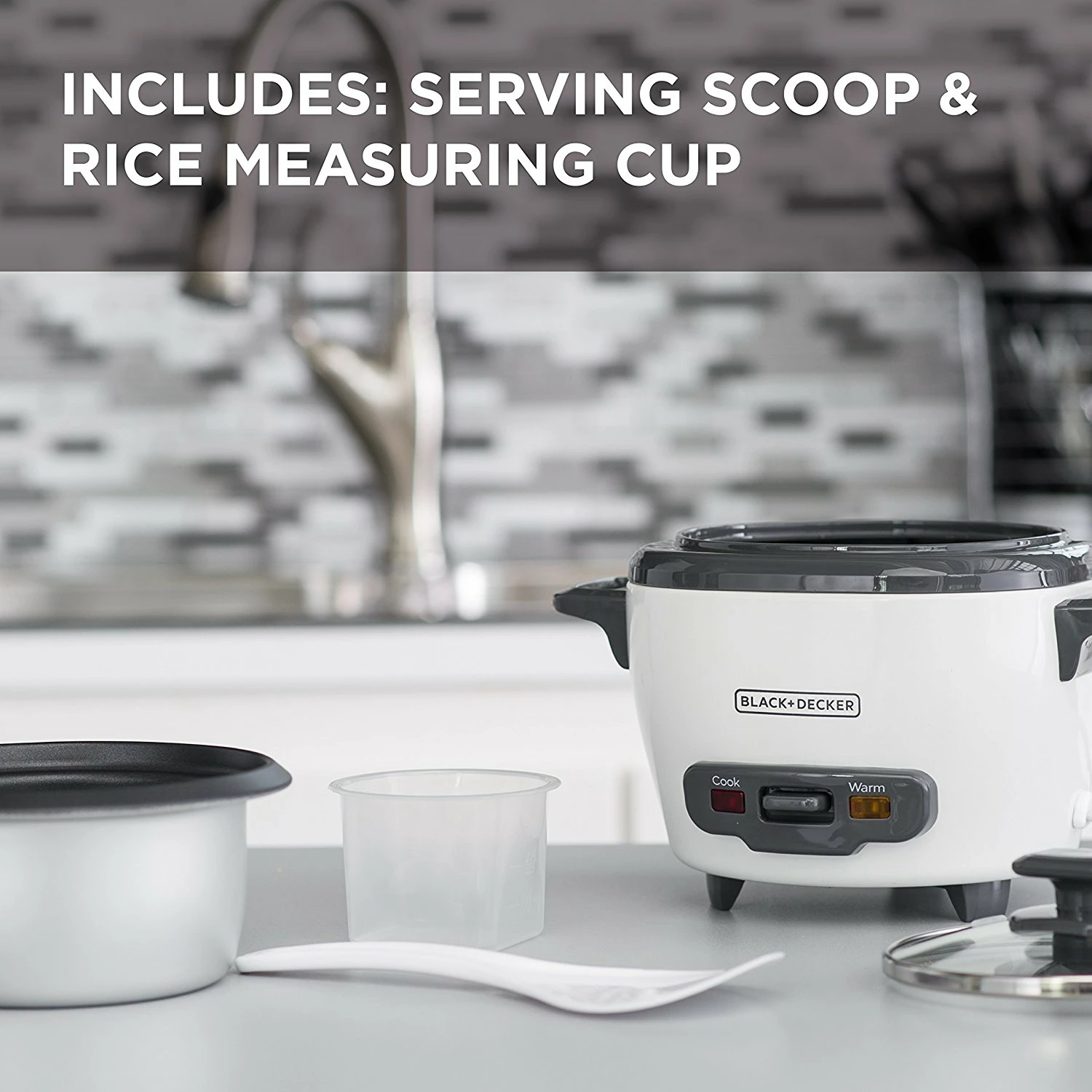 BLACK DECKER RICE COOKER 1.5 CUP WHITE RC503 HSDS Online