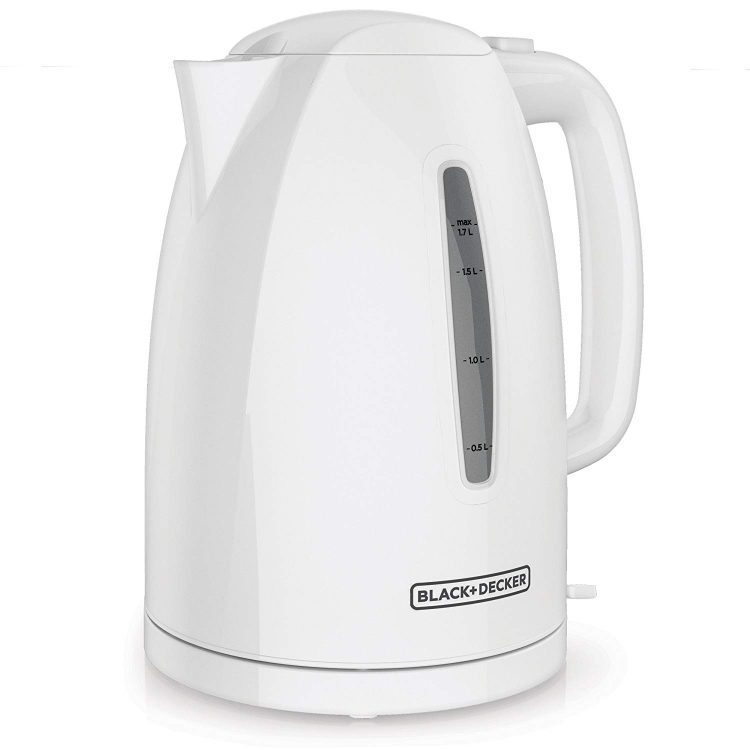 BLACK DECKER 1.7 L ELECTRIC CORDLESS KETTLE WHITE KE1500W