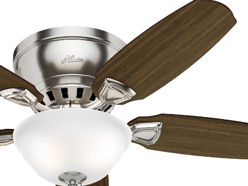 Hunter Louden Low Profile Ceiling Fan With Light 46 51055