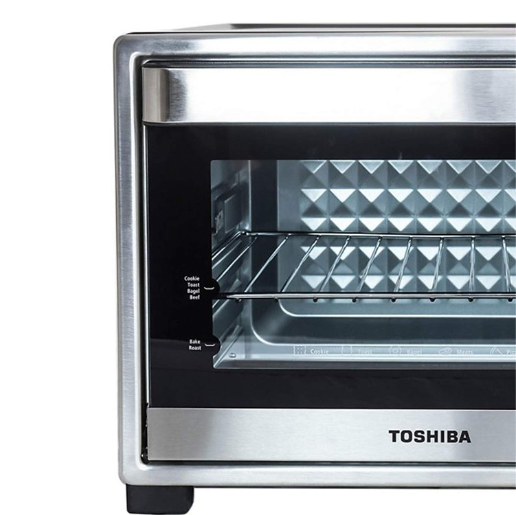 Toshiba 4-Slice Toaster Oven - Stainless Steel- With Accu Timer Technology  -New