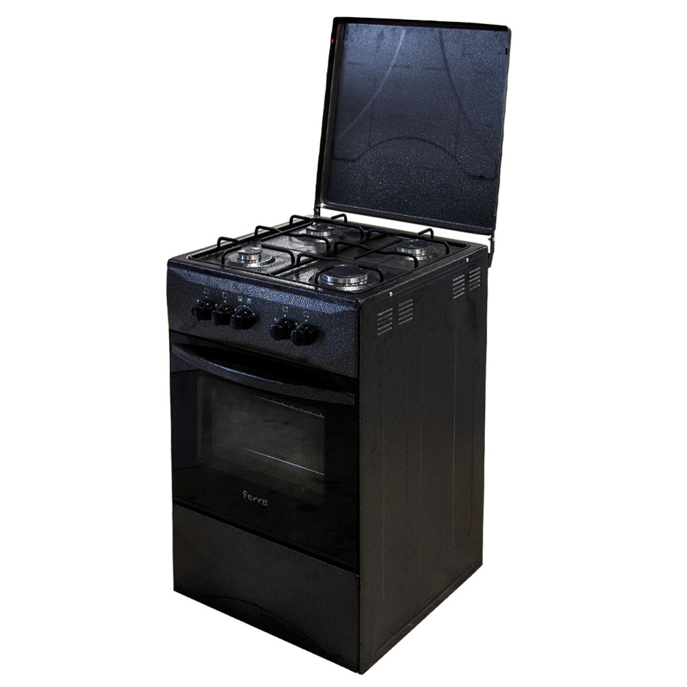 FERRE 20" 4 BURNER GAS RANGE BLACKISH GRAY | F5C40G2-GU - HSDS Online