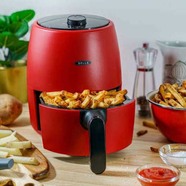 BELLA 2QT AIRFRYER RED | 17233 - HSDS Online