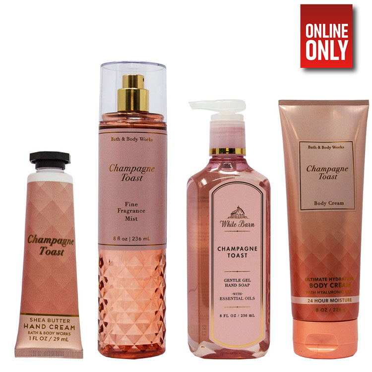 Bath and Body Works popular Bundle...Champagne Toast