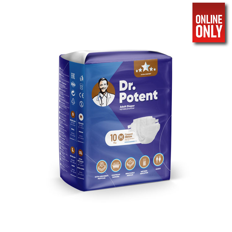 Dr.Potent Dr.Potent Adult Diaper (X-Large) 30 Pcs X4