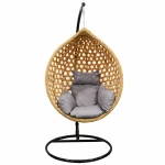 SINGLE BROWN SWING CHAIR