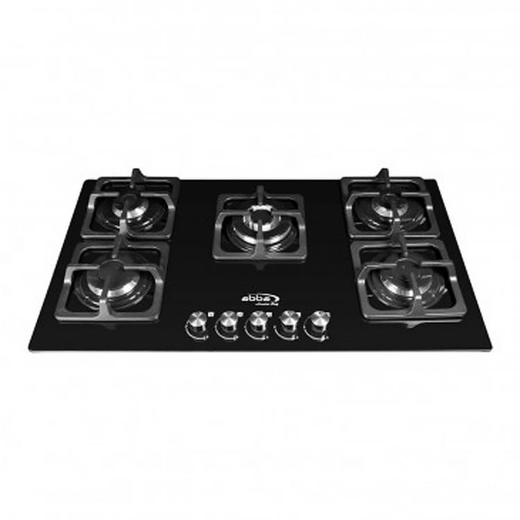 5 BURNER GAS COOKTOP GAS ON GLASS