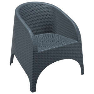 Aruba Dark Grey Armchair