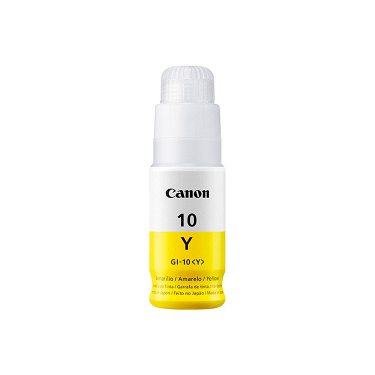 Canon yellow ink bottle