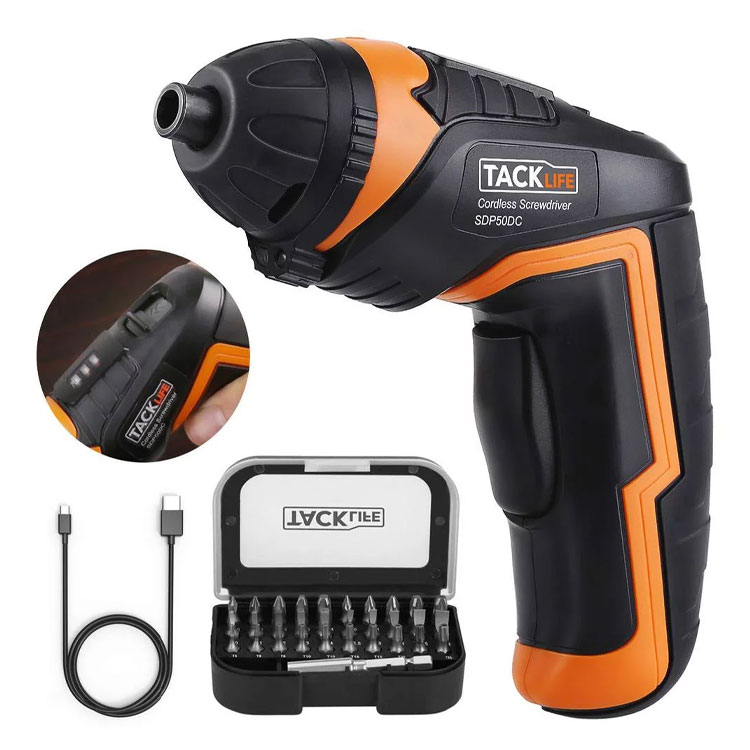 TACK LIFE SDP50DC 4V CORDLESS SCREWDRIVER 31PC SDP50DC HSDS Online