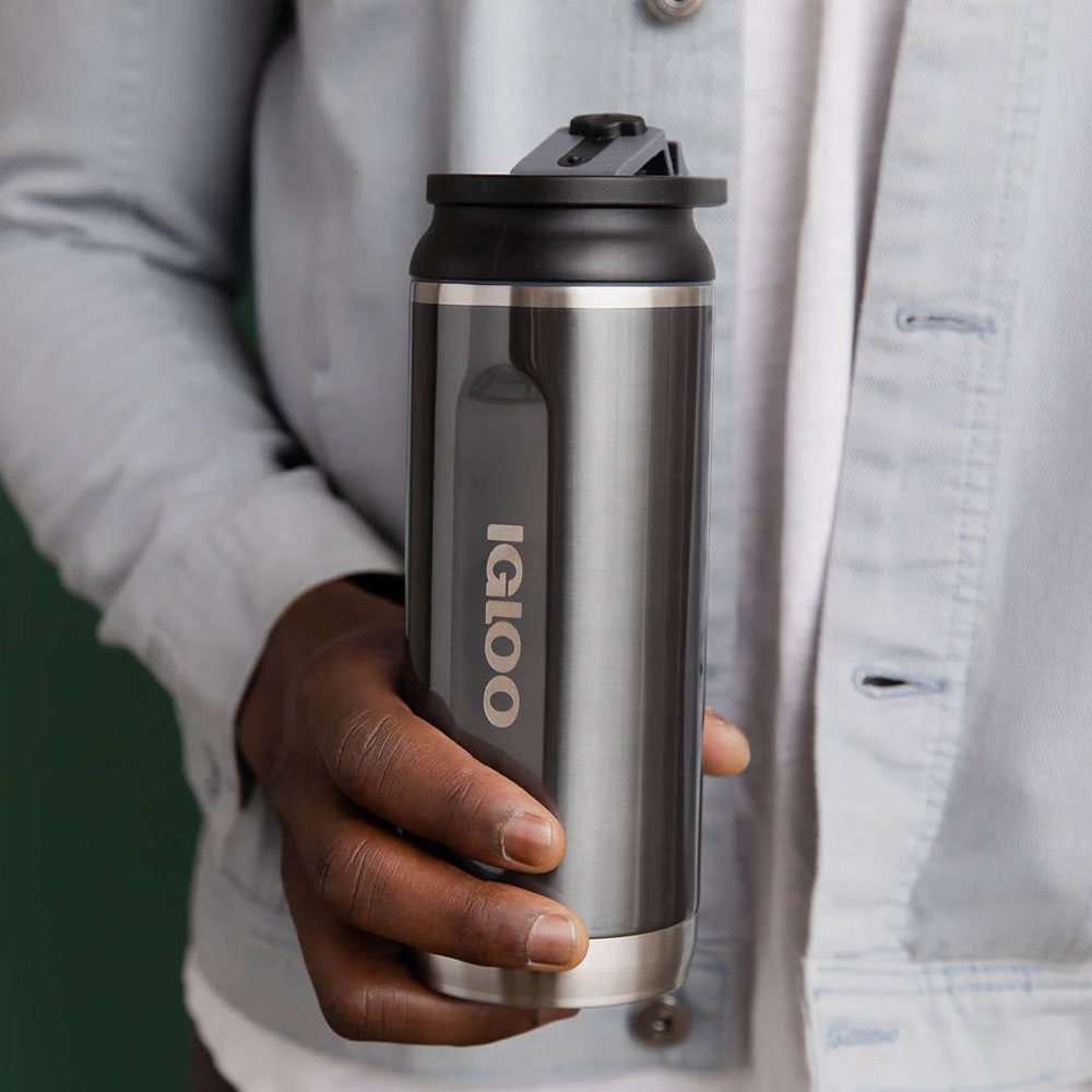 Igloo Coolers | 20 oz Sport Sipper Bottle, Carbonite