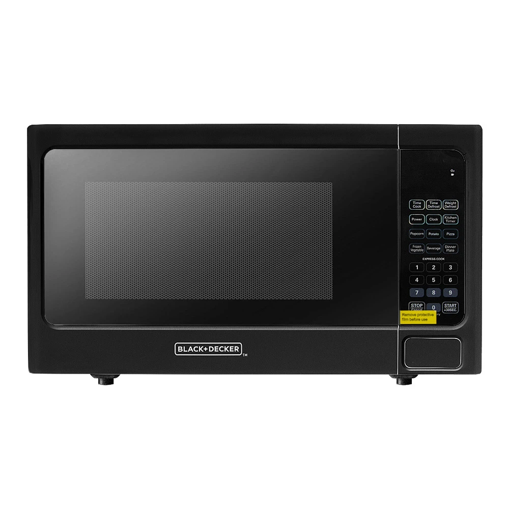 BLACK DECKER 1.1CUFT BLACK MICROWAVE EM031MAA X2 HSDS Online