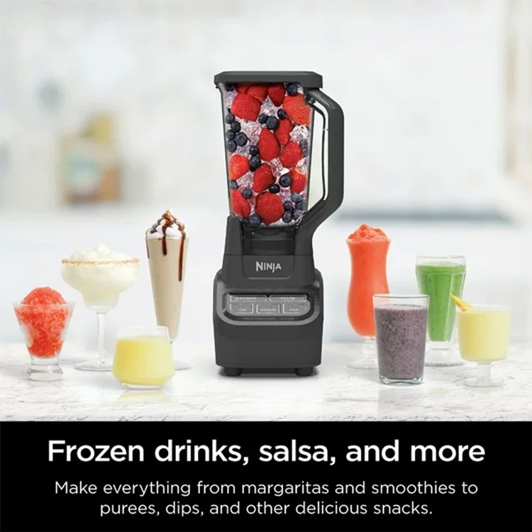 BLACK 1000W NINJA PROFESSIONAL BLENDER 72OZ XL BL710WMBF HSDS