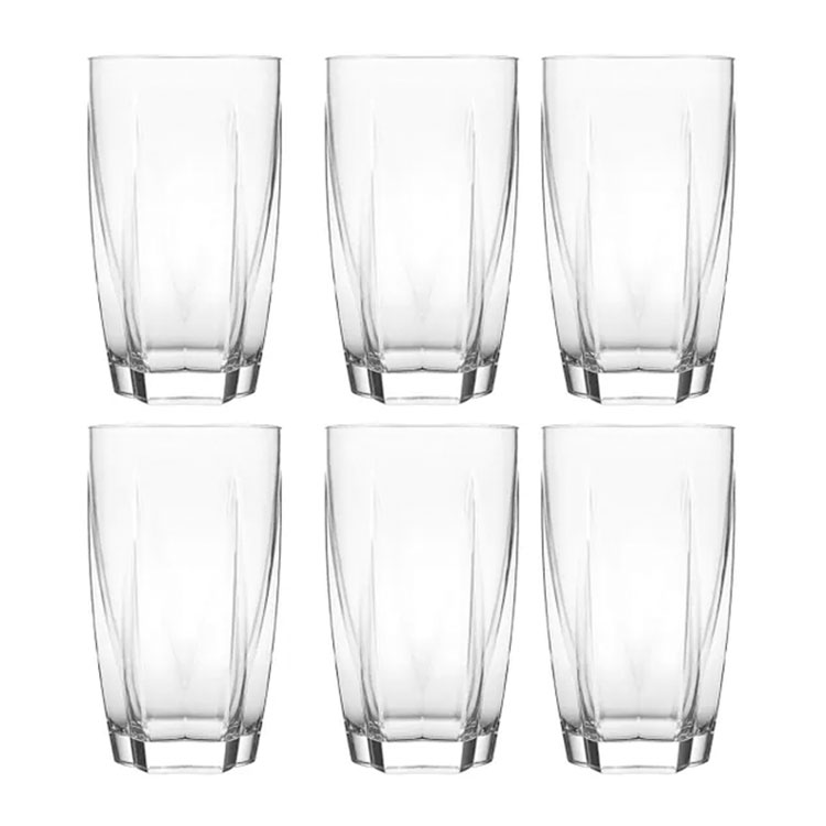 6 Piece drinking glass set