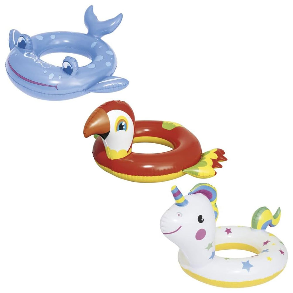 BESTWAY SWIM RING HAPPY ANIMAL